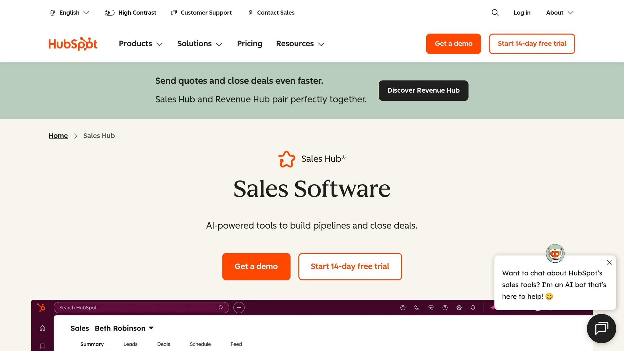 HubSpot Sales Hub