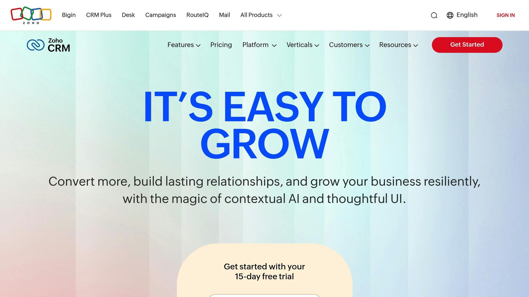 Zoho CRM